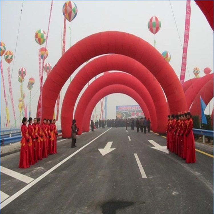 通州商场开业纯红拱门